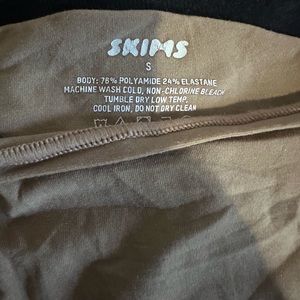 Skims Light Brown long Sleeve Turtleneck